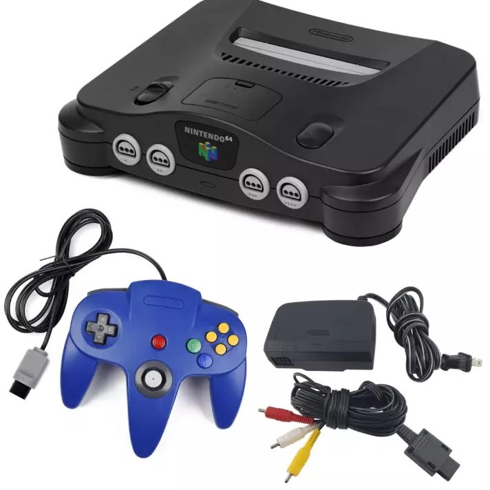 Nintendo 64 Console — Black