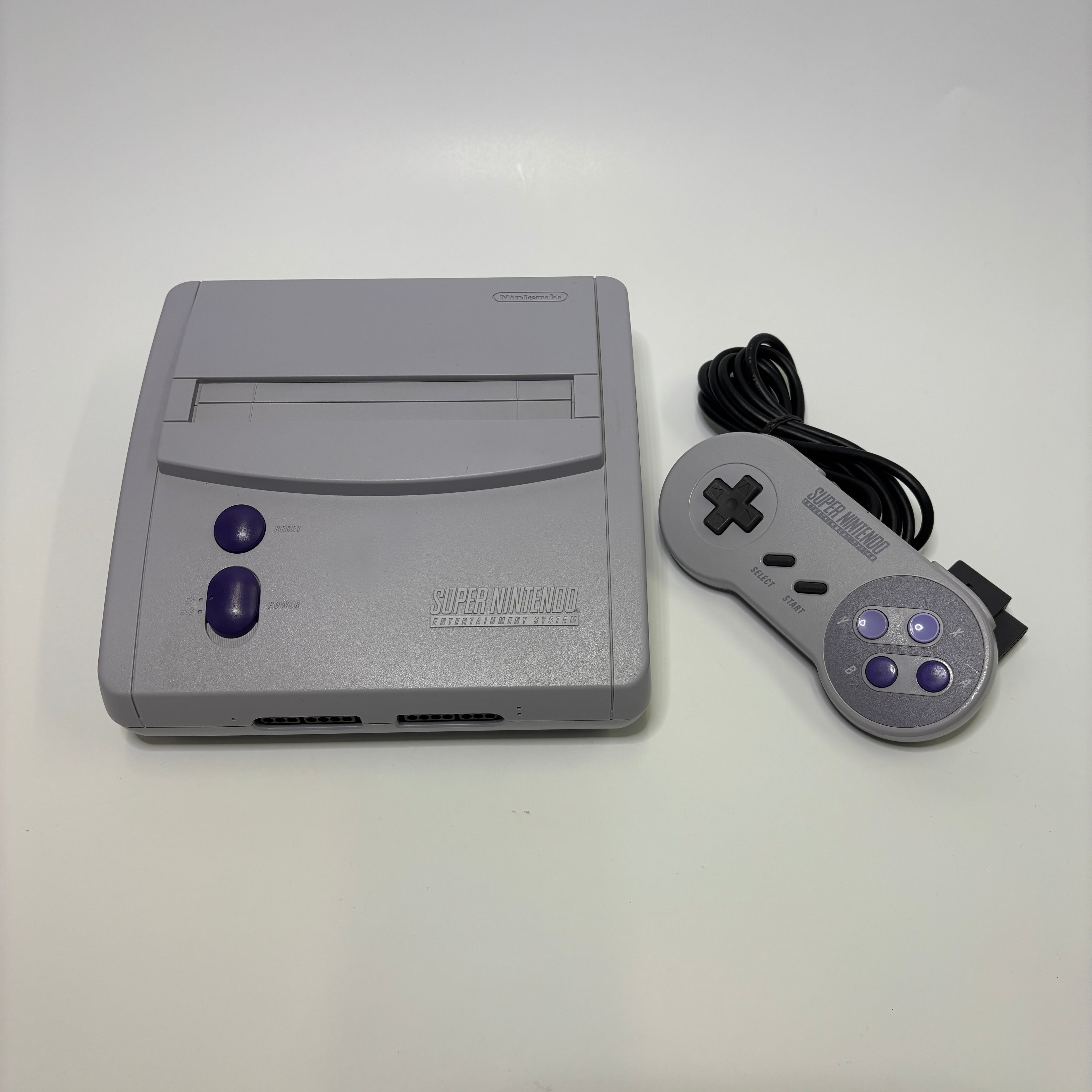Super Nintendo SNES Jr Console (Model SNS-101) with Controller
