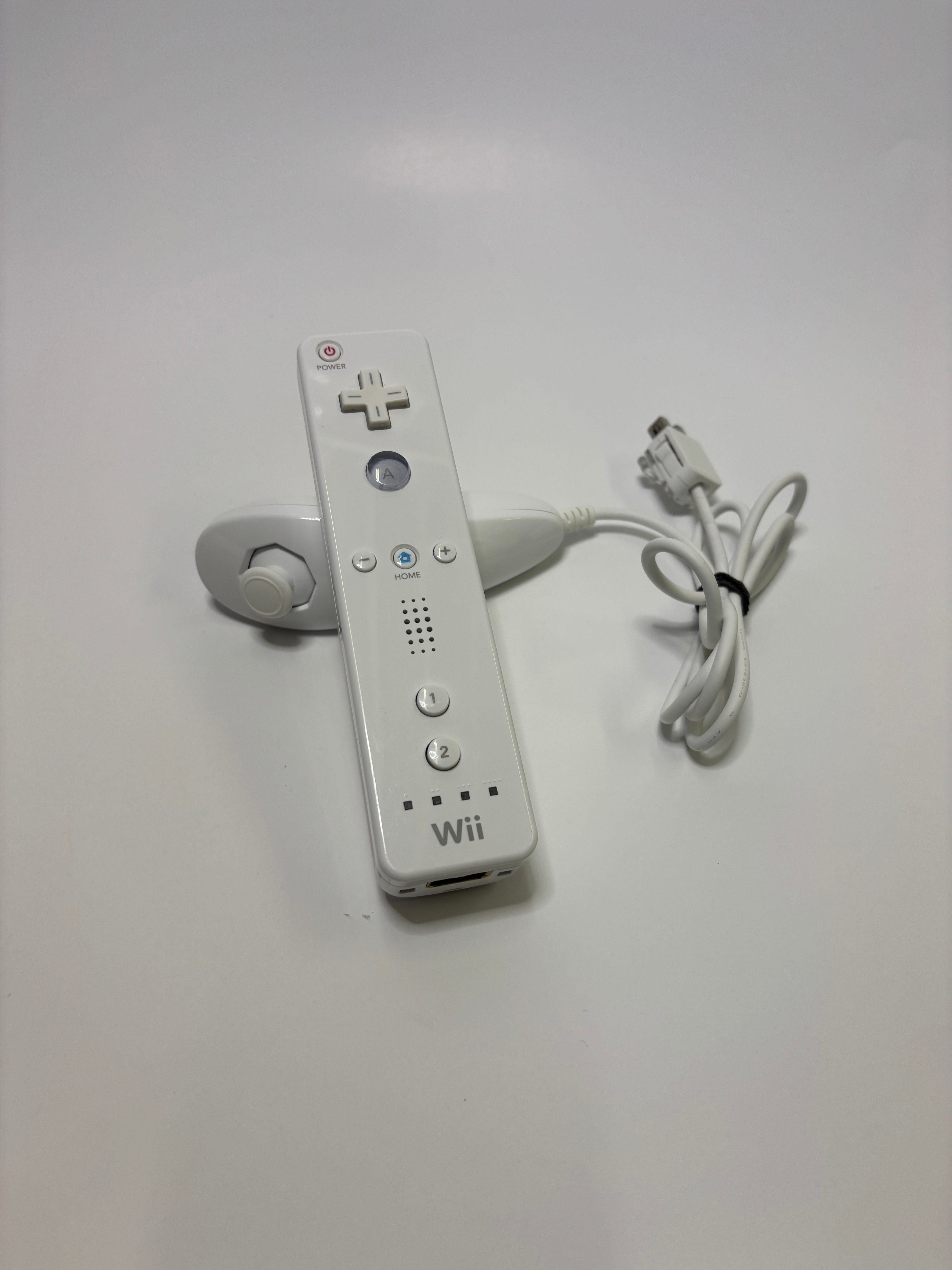 Wii Remote & Nunchuk Set — White (OEM)