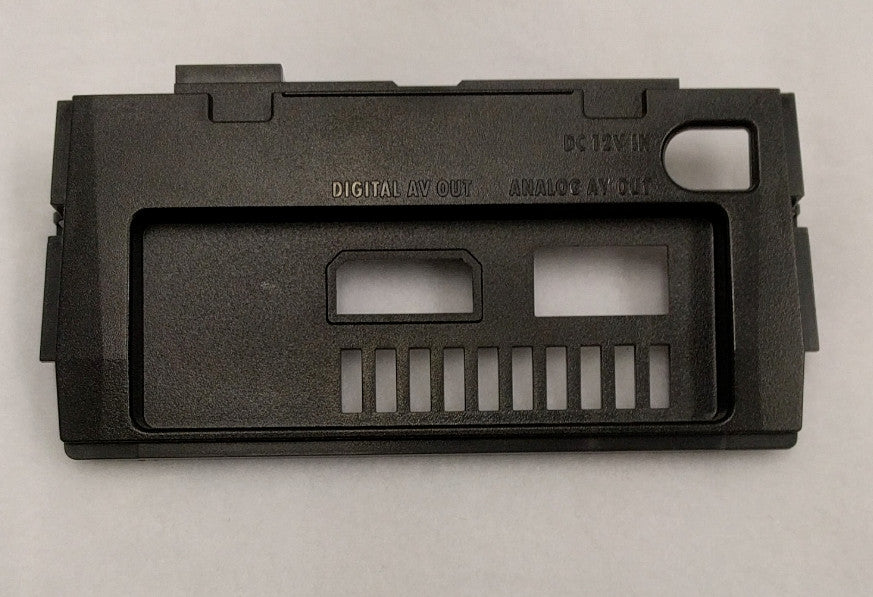 GameCube Power/Video Back Housing Plate DOL-001 - Black
