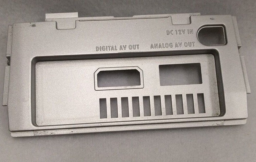 GameCube Power/Video Back Housing Plate DOL-001 - Silver/Platinum