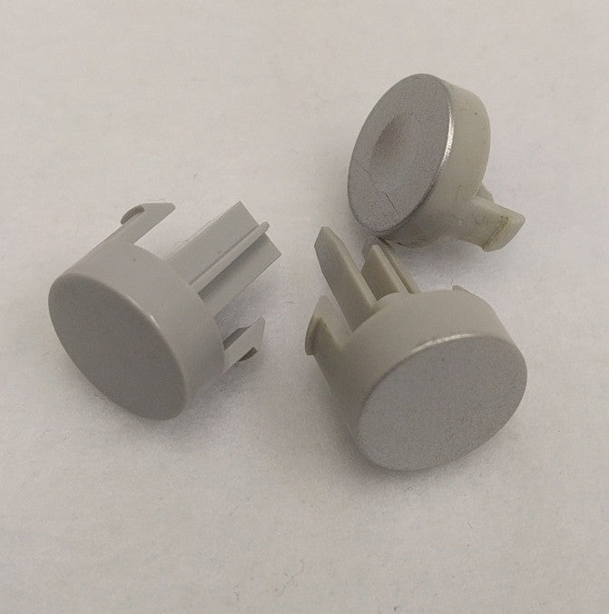 GameCube Reset+Open+Power Buttons - Silver/Platinum